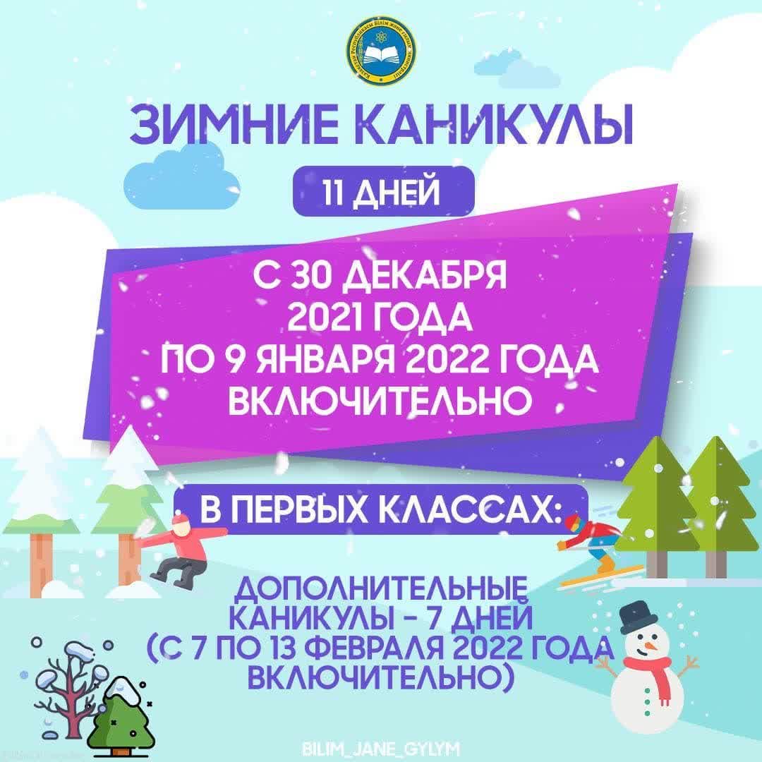 Зимние каникулы